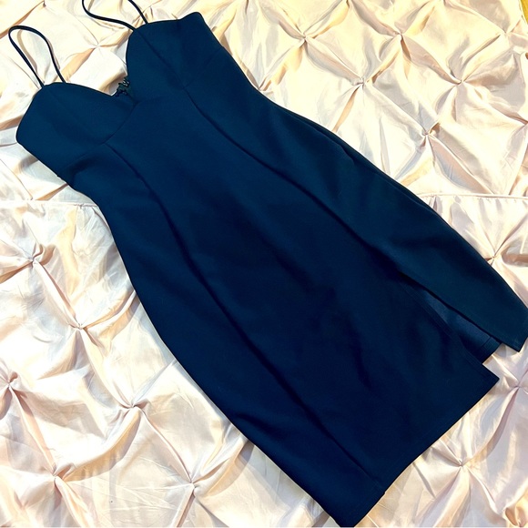 Missguided indigo blue body con mini - Picture 5 of 7